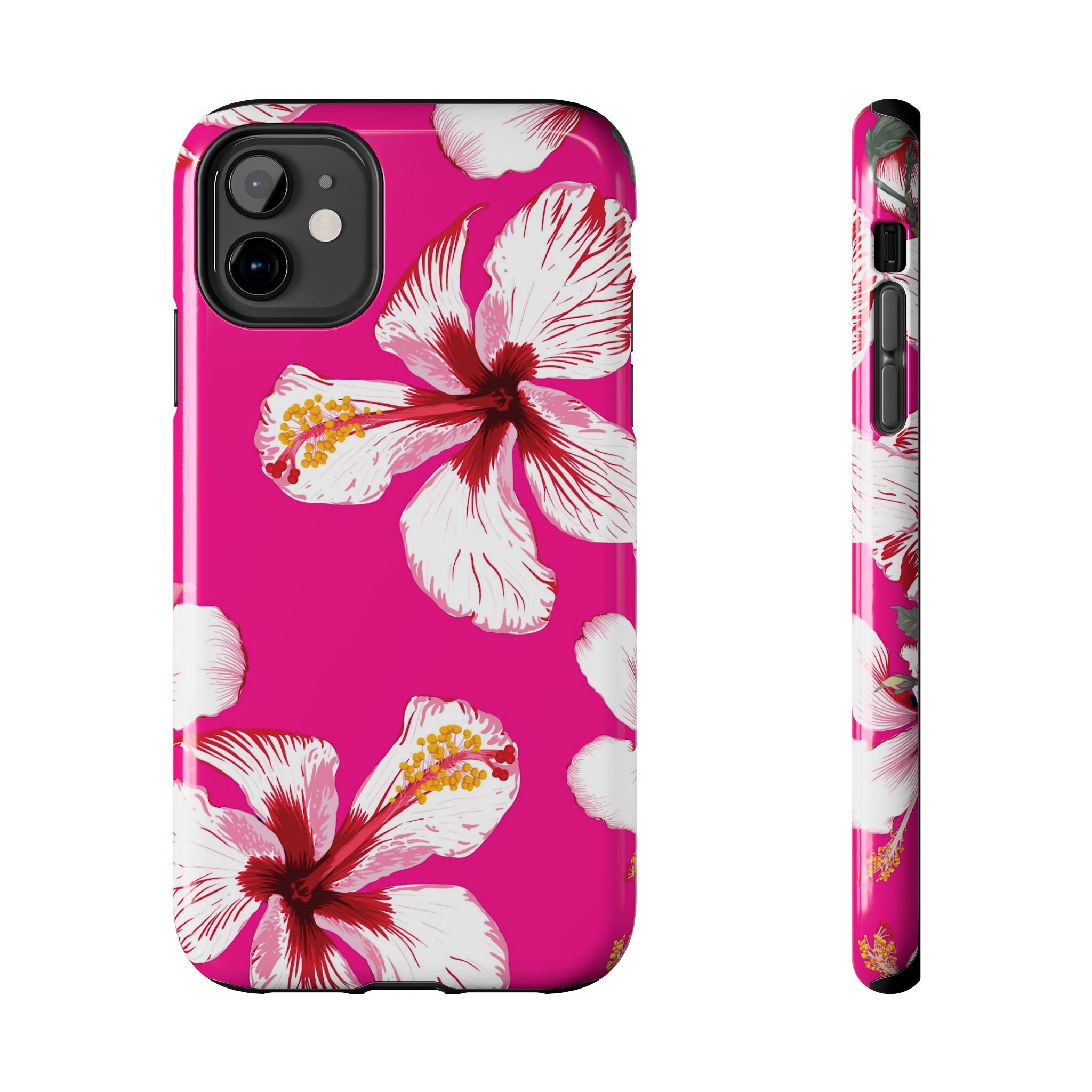 Pink Hibiscus iPhone Case