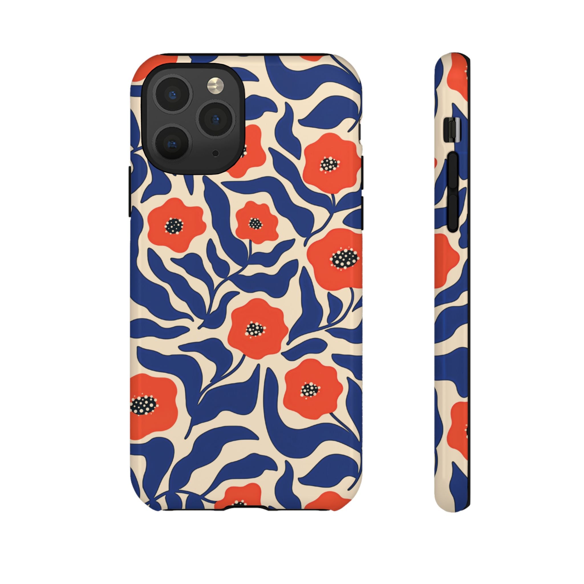 Indigo Poppy Phone Case