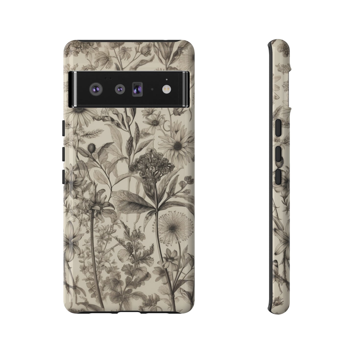 Vintage Wildflowers | Neutral Floral Case