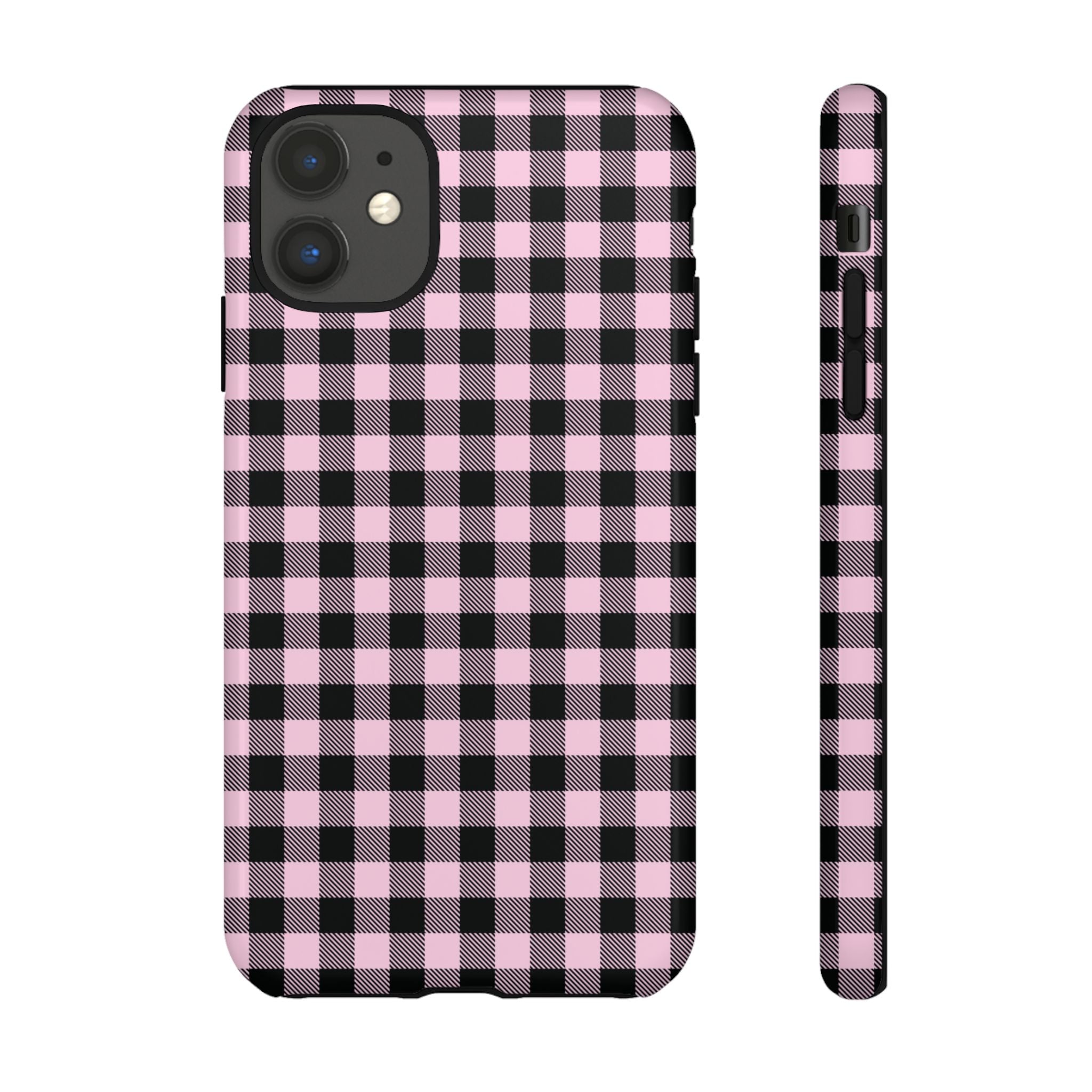 Pink Punk | Gingham iPhone Case