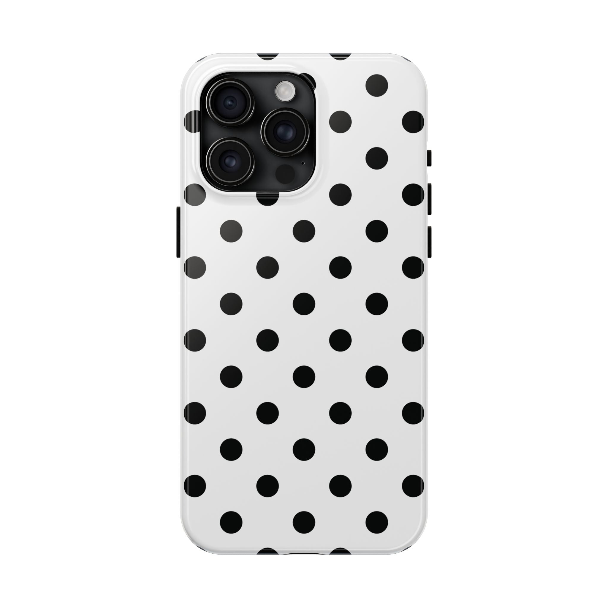 Polka Dots White iPhone Case