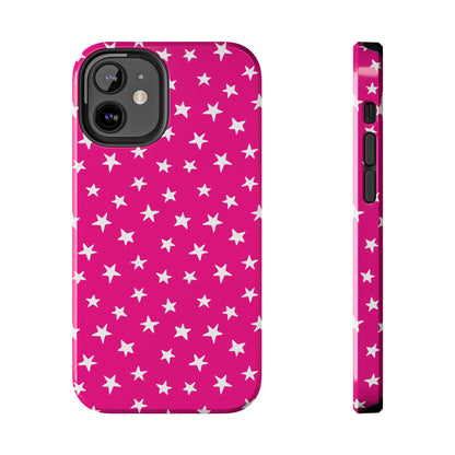 Starstruck | Hot Pink Starry iPhone Case