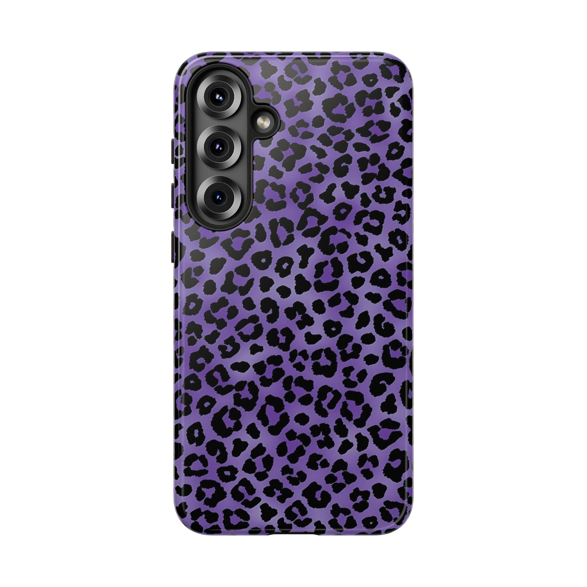 On the Prowl Purple Leopard Galaxy Case