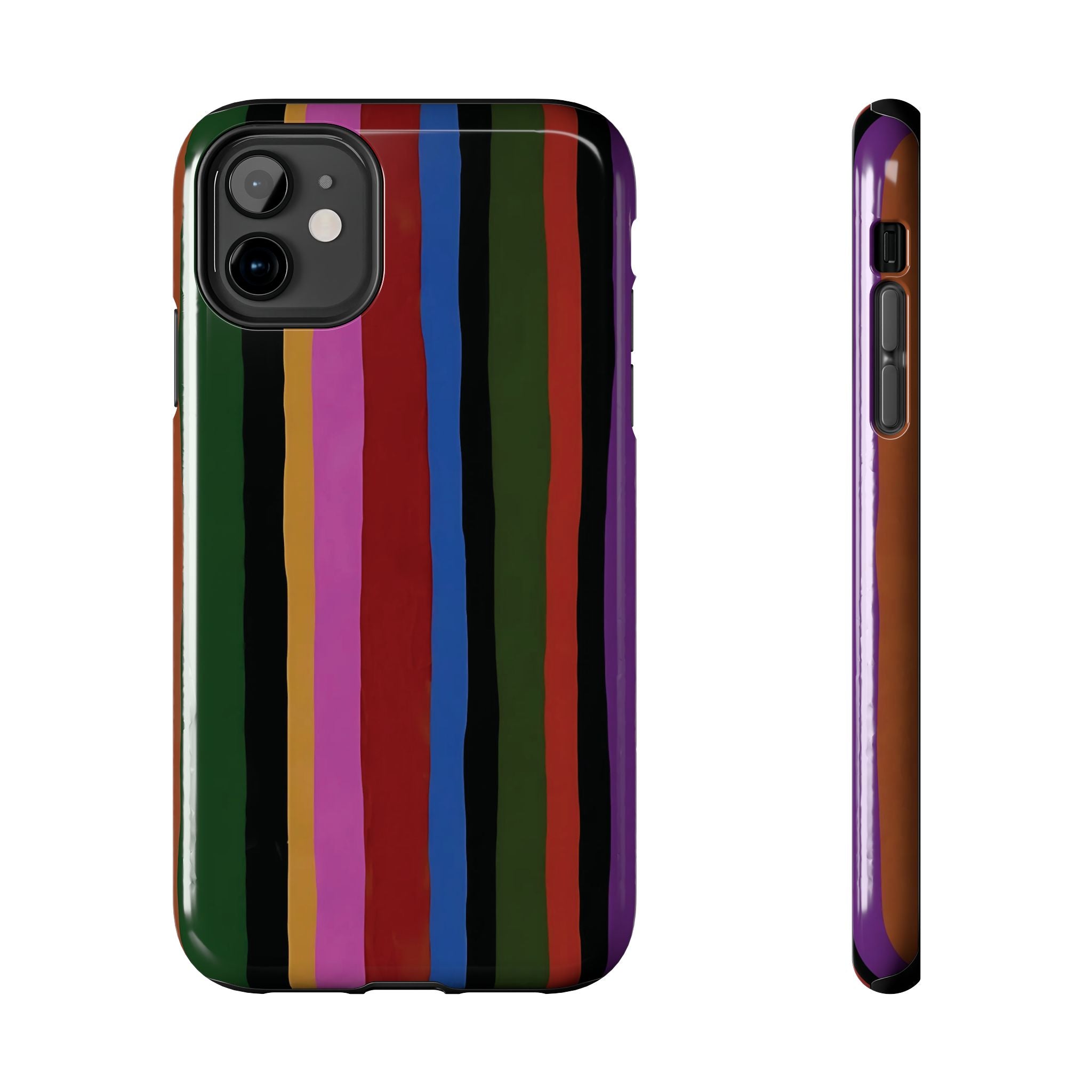 Painted Stripes iPhone Case
