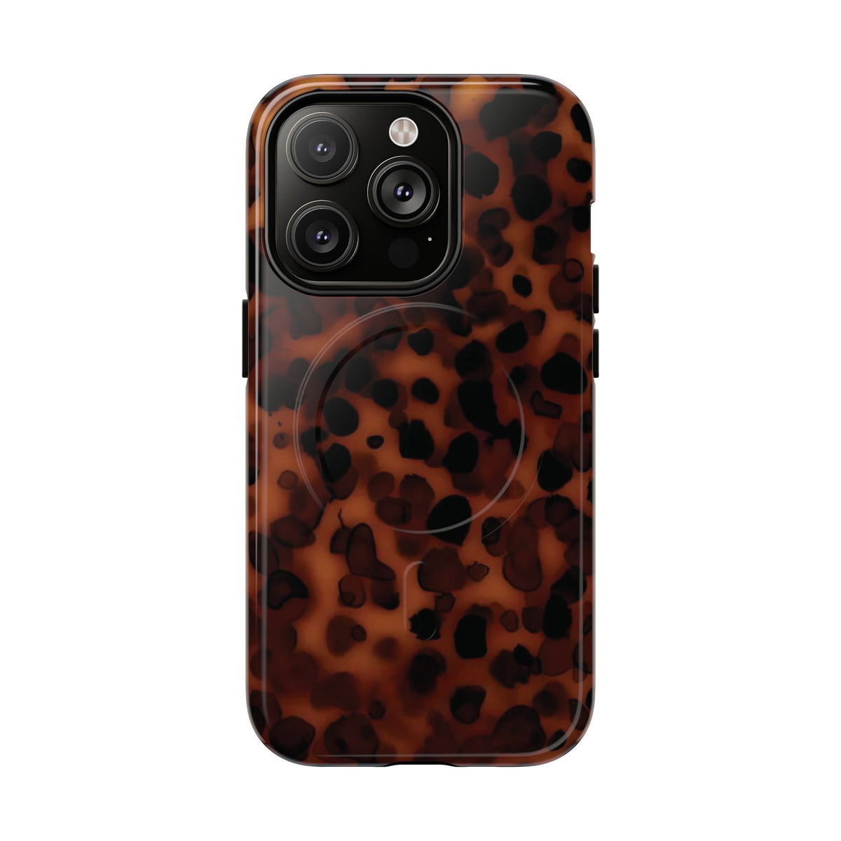 Shell Game | Dark Tortoiseshell Print MagSafe Case