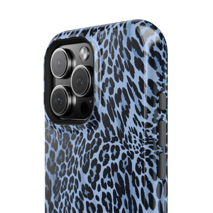 Into the Blue | Blue Leopard Print iPhone Case