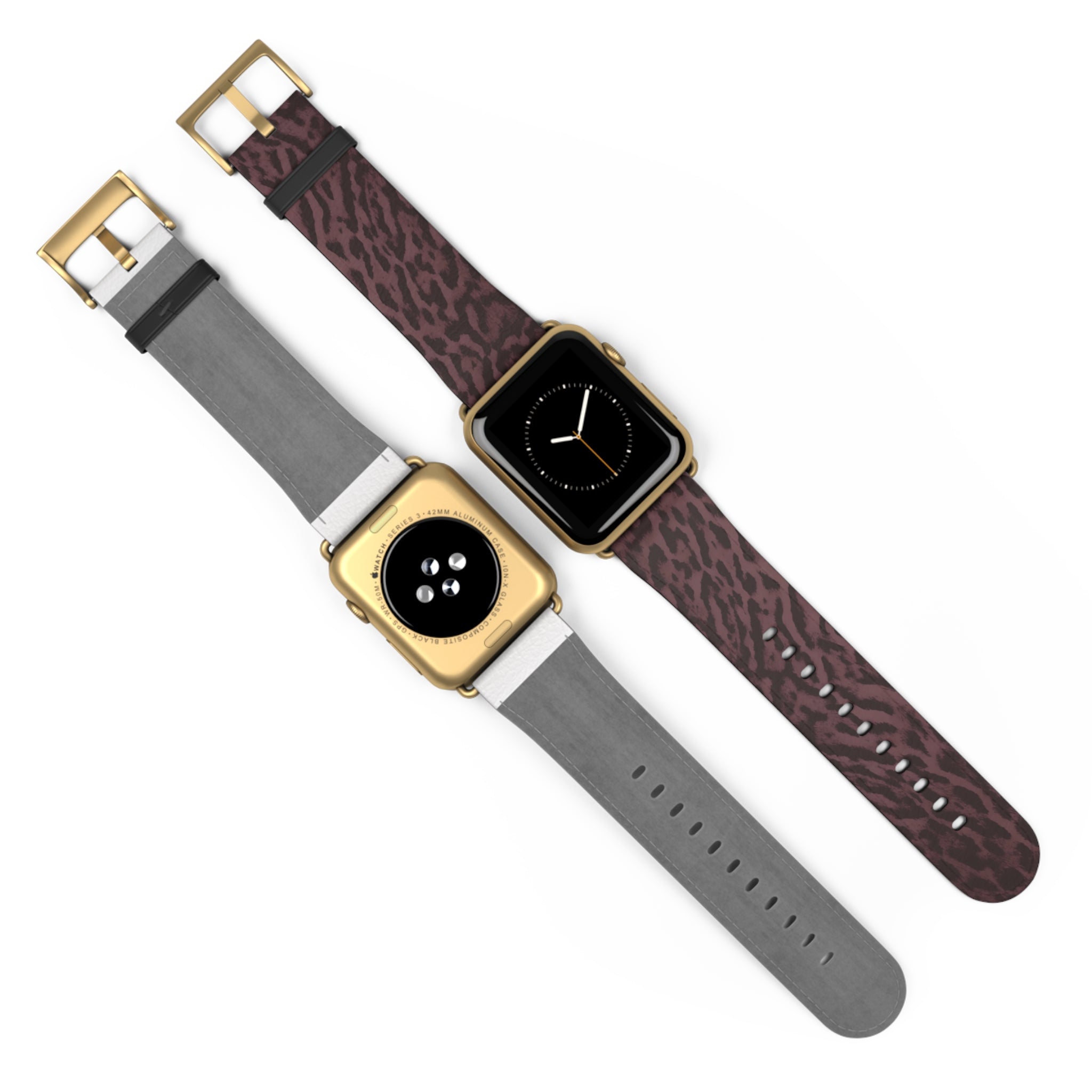 Purple Leopard Print Apple Watch Band