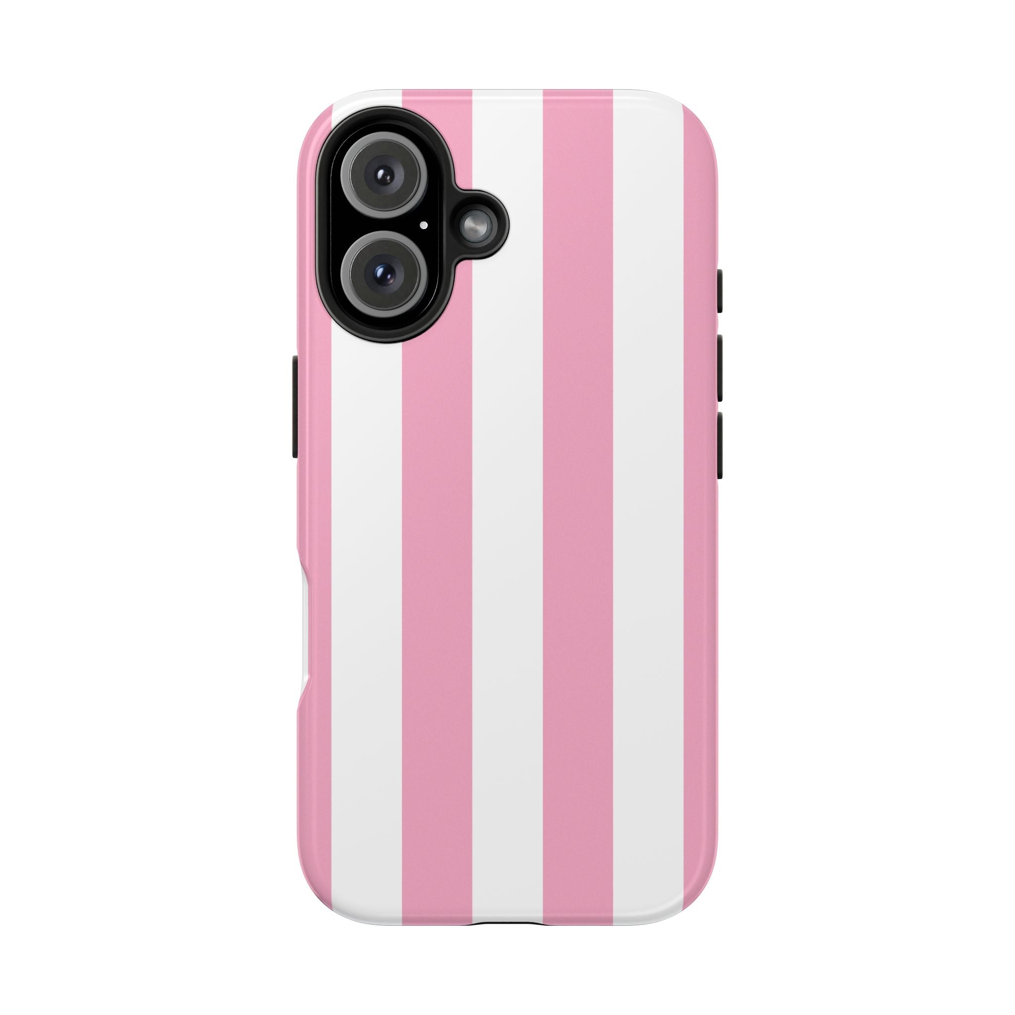 Pink Cabana Stripe iPhone Case