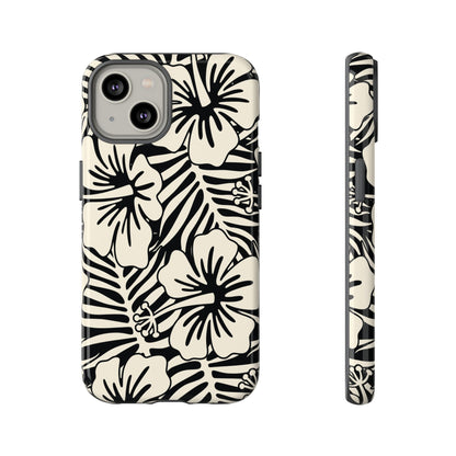 Funda para iPhone con estampado de flores tropicales de Island Girl