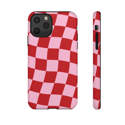 In Check | Wavy Checkerboard Case