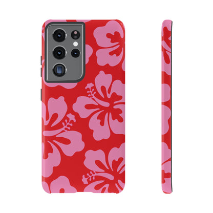 Aloha | Red Tropical Floral Case