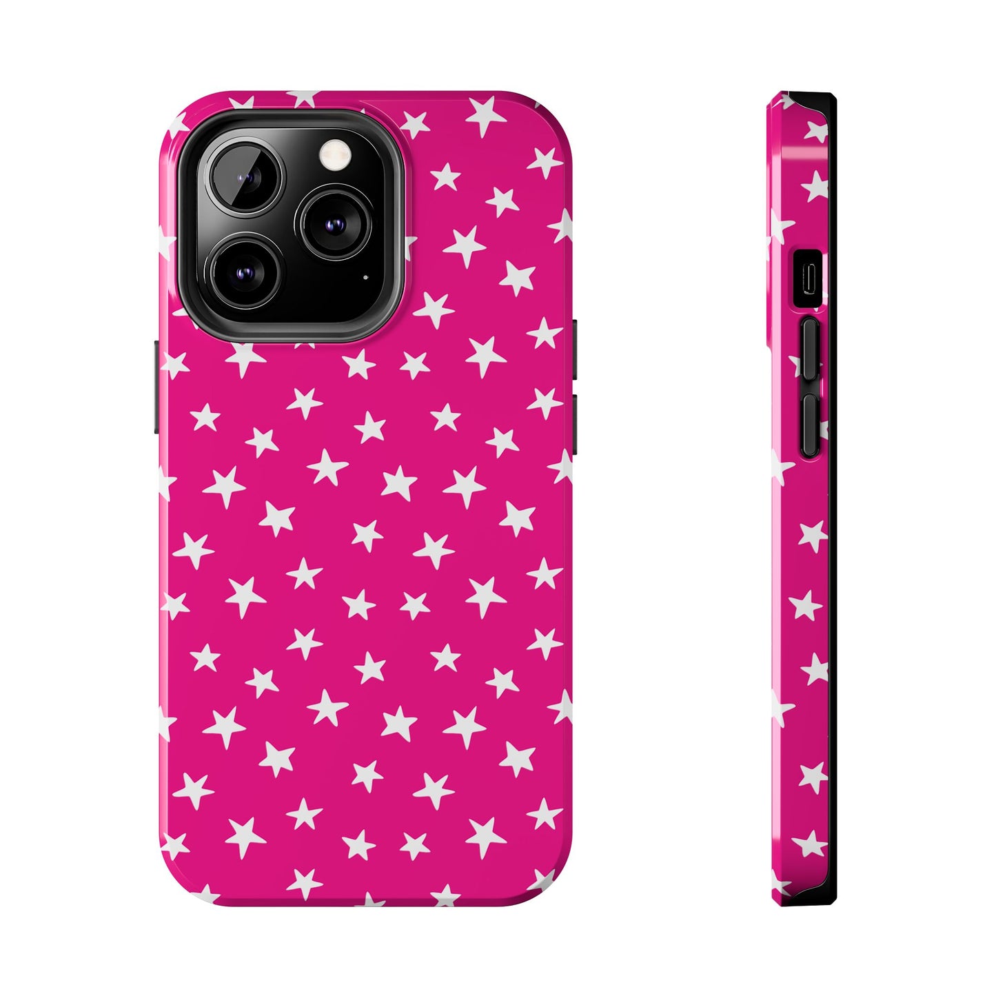 Starstruck | Hot Pink Starry iPhone Case