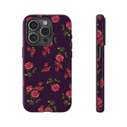 Enchanteur | Coque iPhone à motif floral indigo