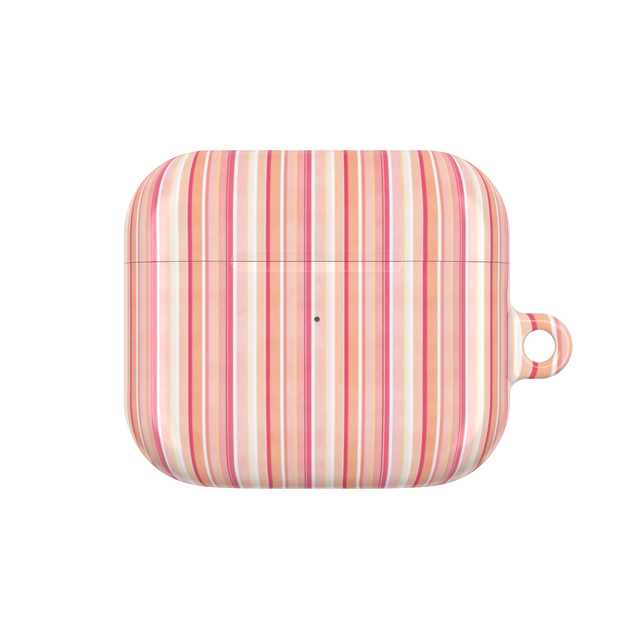 Cabana Stripe Pink AirPods Case