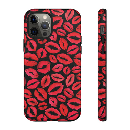 Kiss and Tell | Red Lips iPhone Case