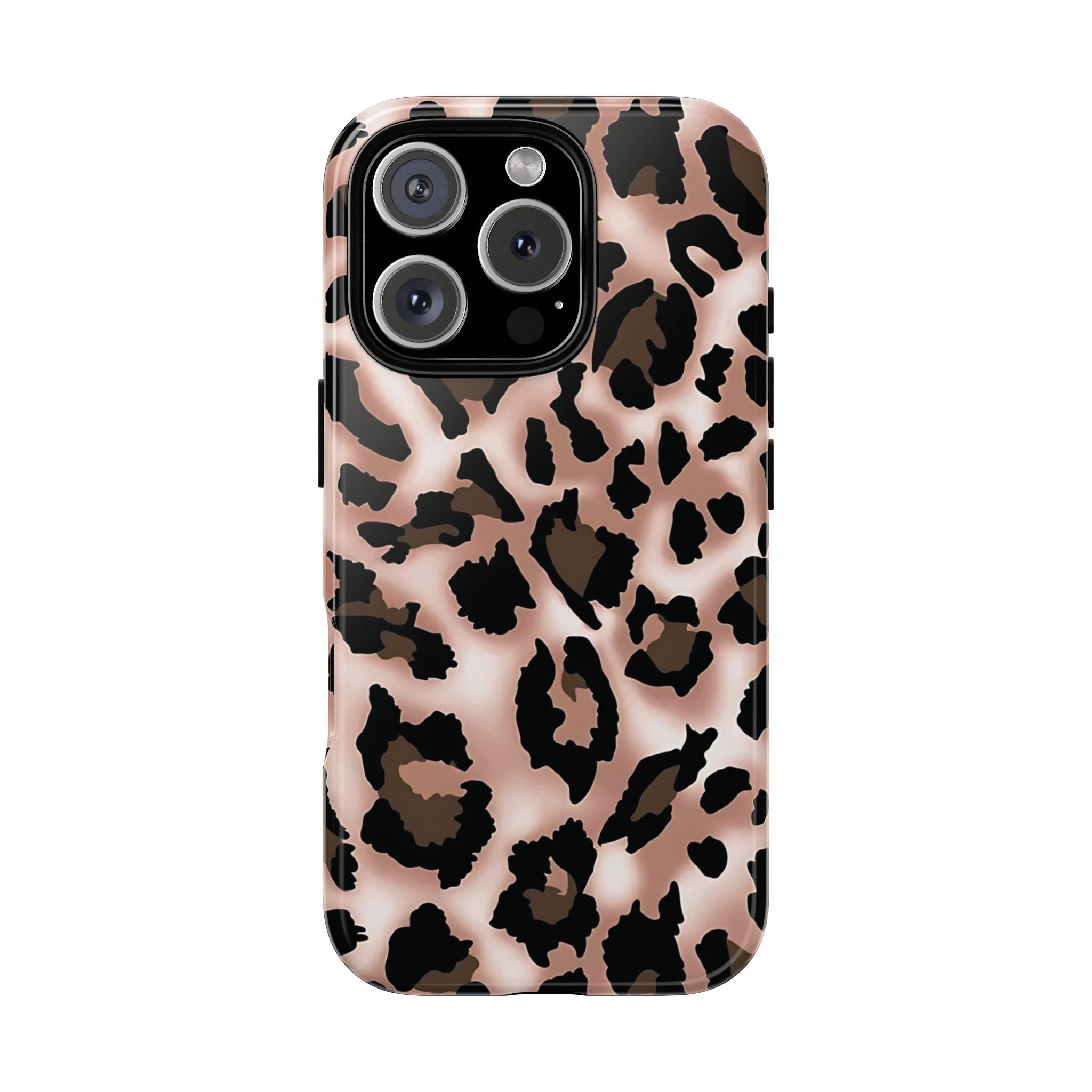 Funda para iPhone con estampado de leopardo y manchas