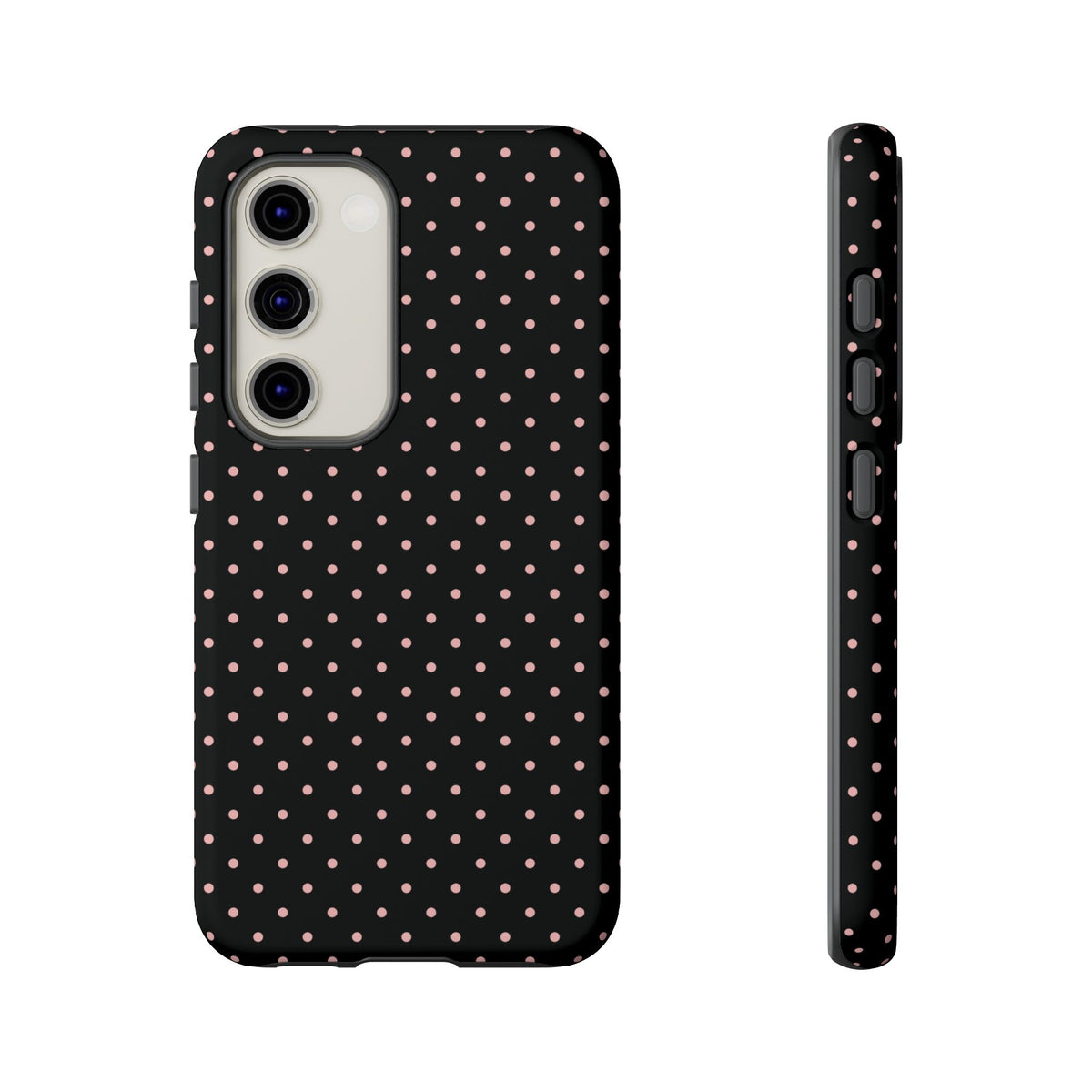 Polka Flirt | Pink & Black Polka Dot Galaxy Case