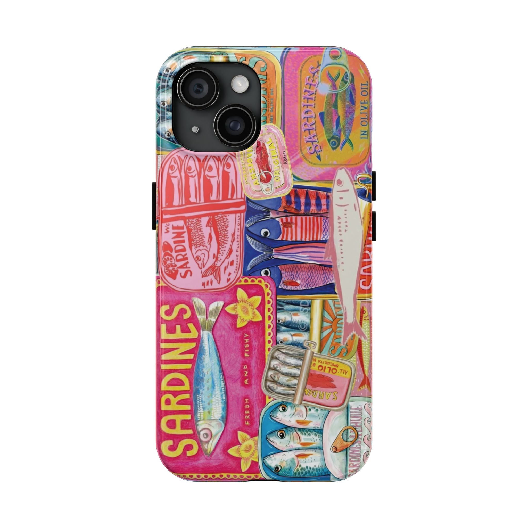Sardines Collage iPhone Case