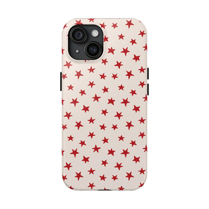 Starstruck | Red Stars iPhone Case