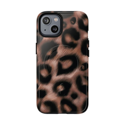 Funda MagSafe con estampado de leopardo llamativo | Diva