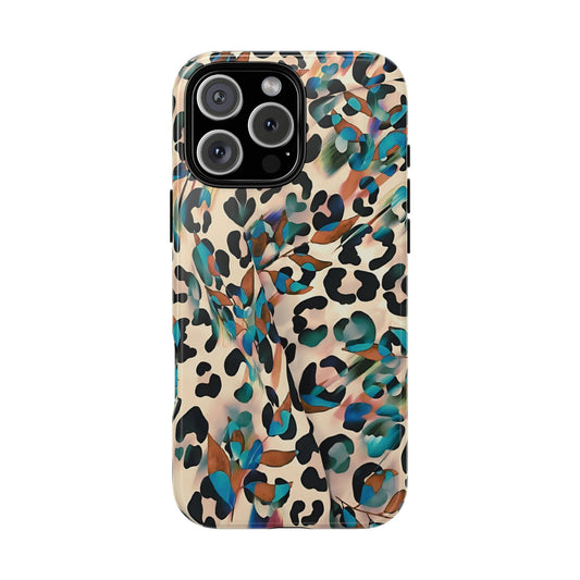 Funda para iPhone con estampado de leopardo de acuarela | Dreamy Leopard