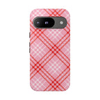 Chanelle Pink Plaid Pixel Case