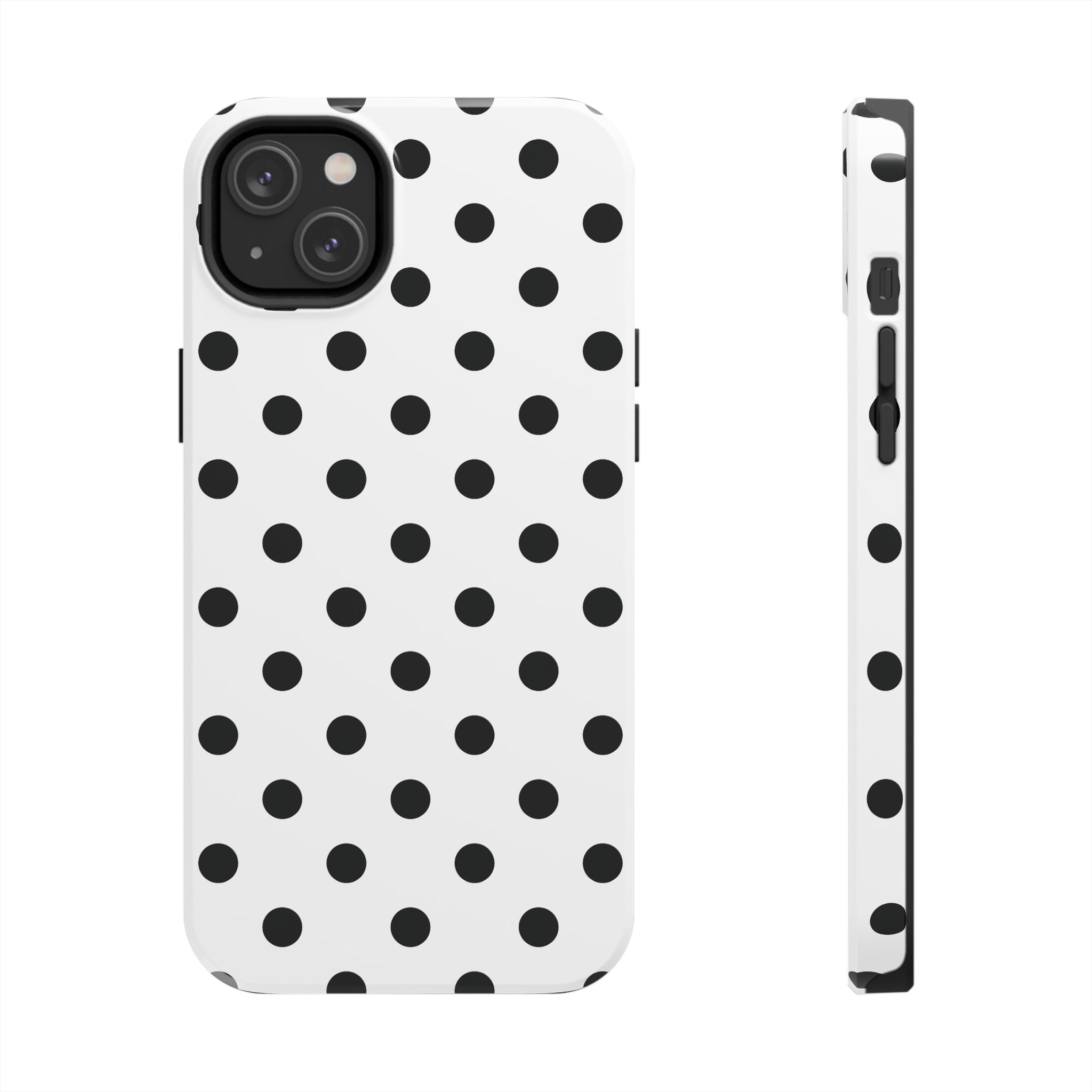 Polka Dots White iPhone Case