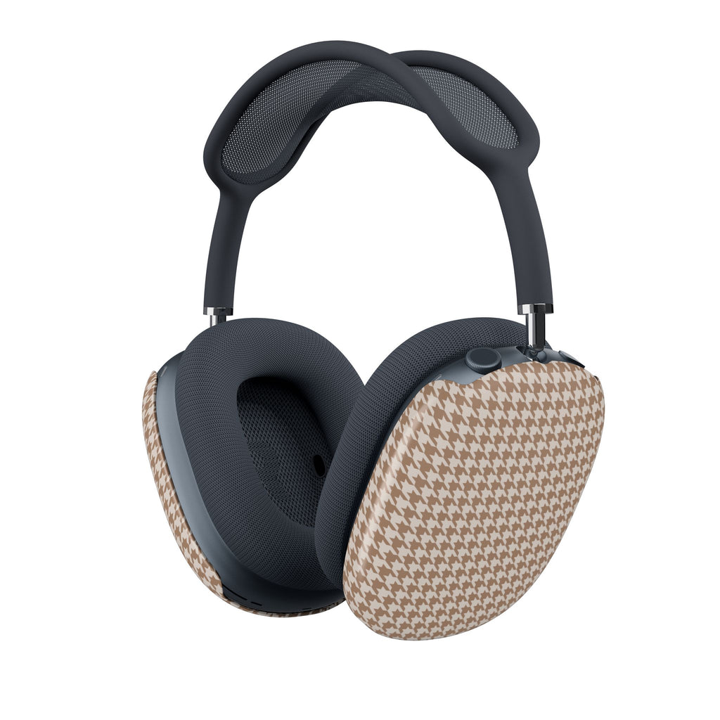 Checked In | Beige Houndstooth AirPods Max Case