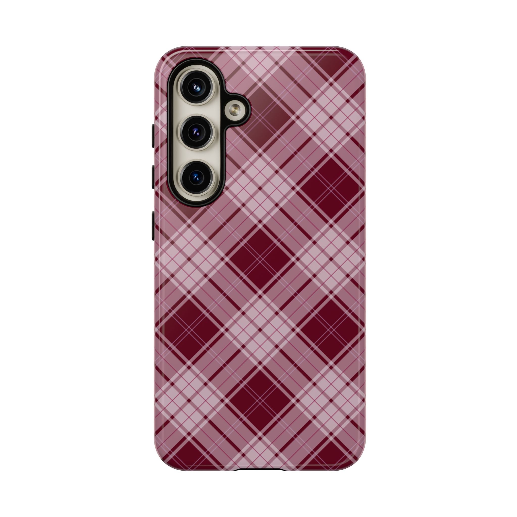 Berry Cute | Plaid Galaxy Case