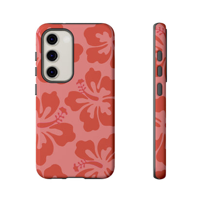 Island Life | Orange Hibiscus Floral Case