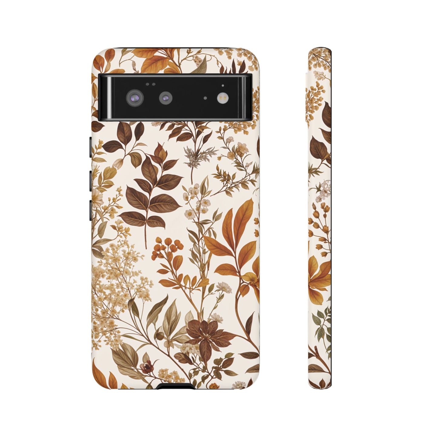 Autumn Botanical | Brown Floral Case