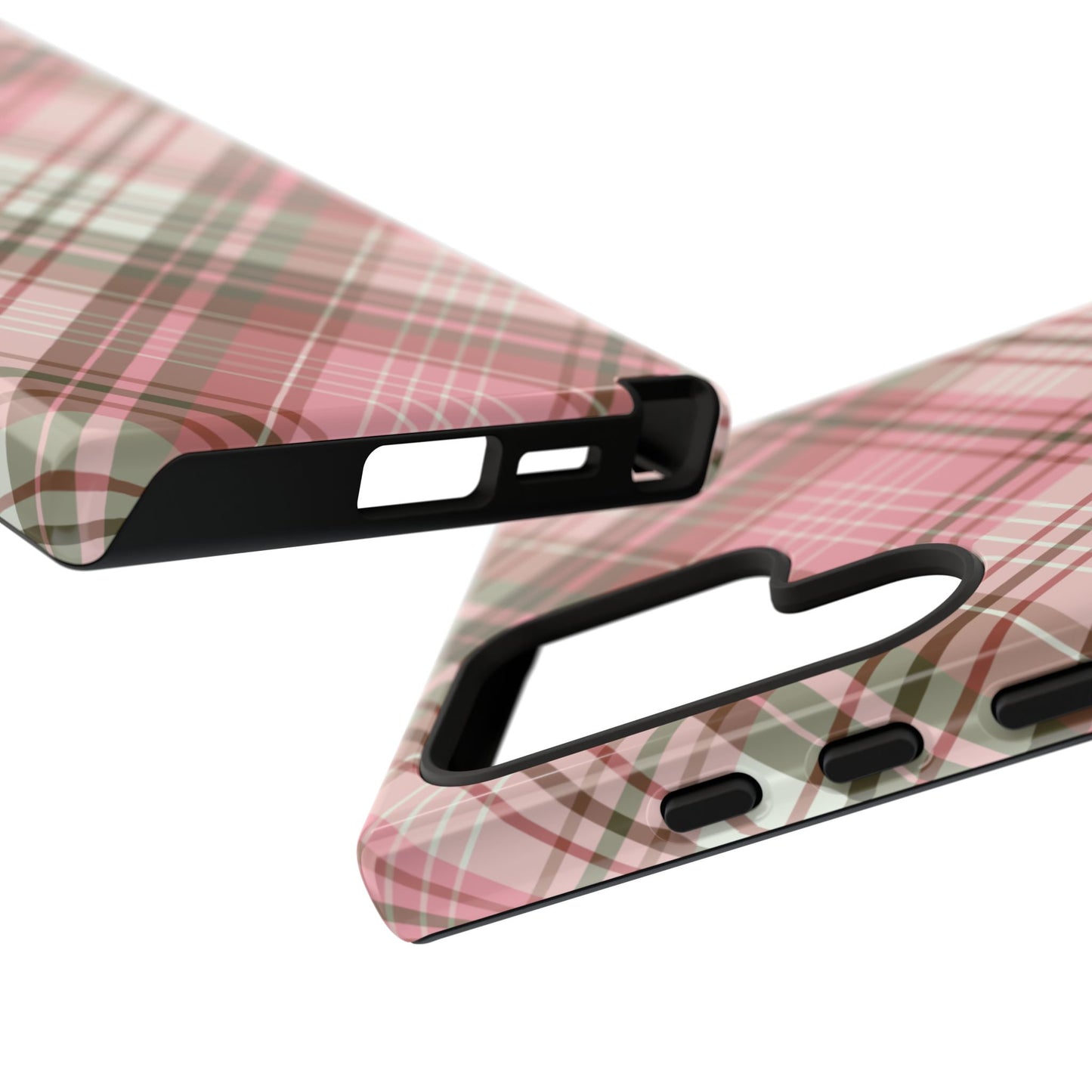 Posh | Preppy Pink Plaid Galaxy Case