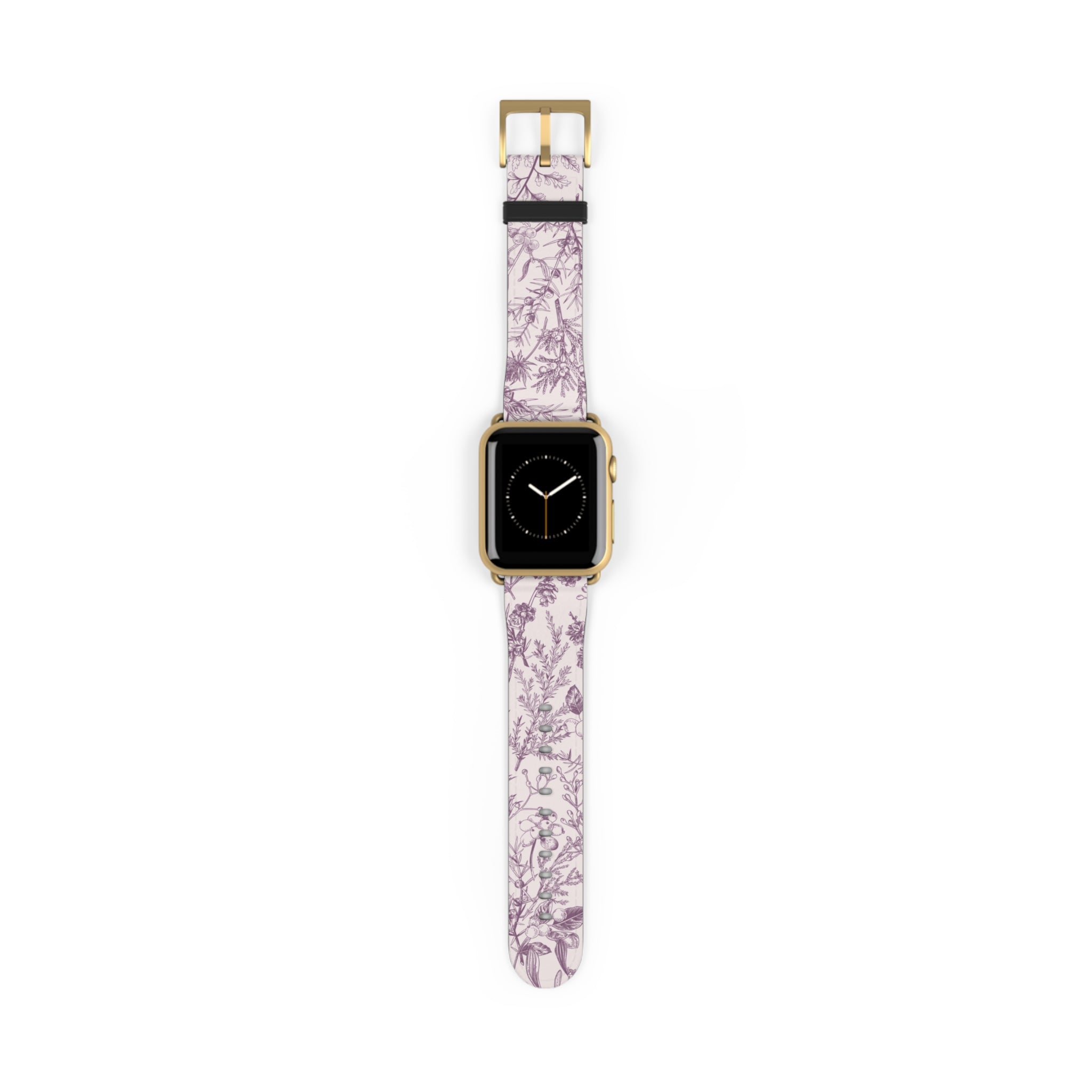 Plum Botanical Apple Watch Band