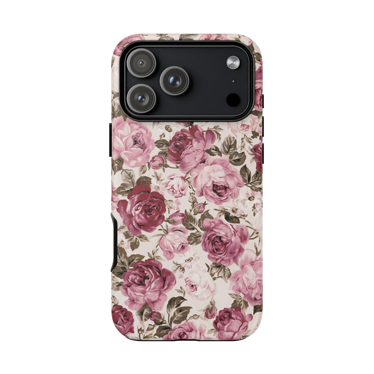 Love Story | Vintage Pink Rose Floral iPhone Case