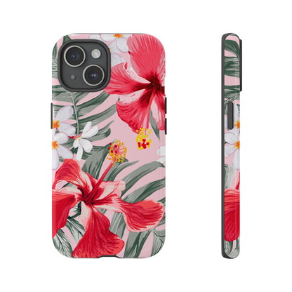 Pua | Pink Hibiscus Floral Case