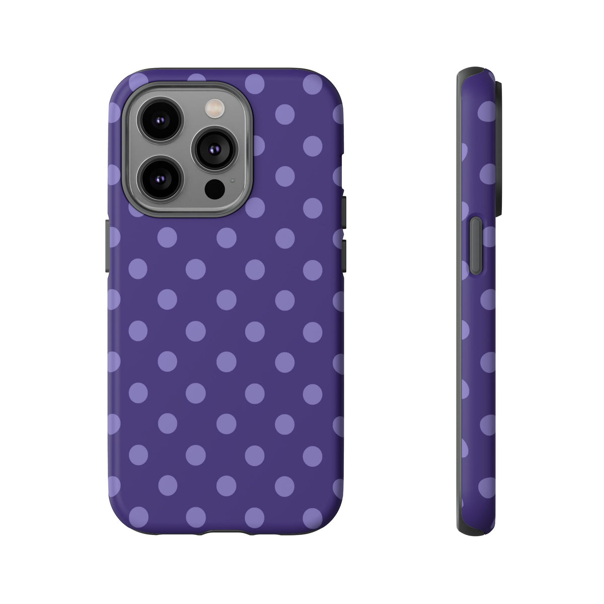 Plum Pop | Polka Dot iPhone Case