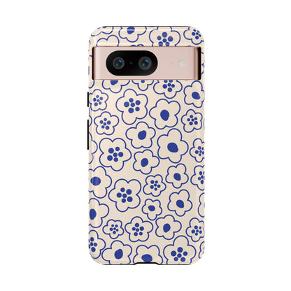 Blossom | Blue Retro Flower Case