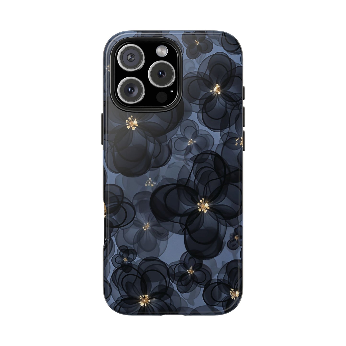 Petal Party | Coque iPhone à motif floral bleu