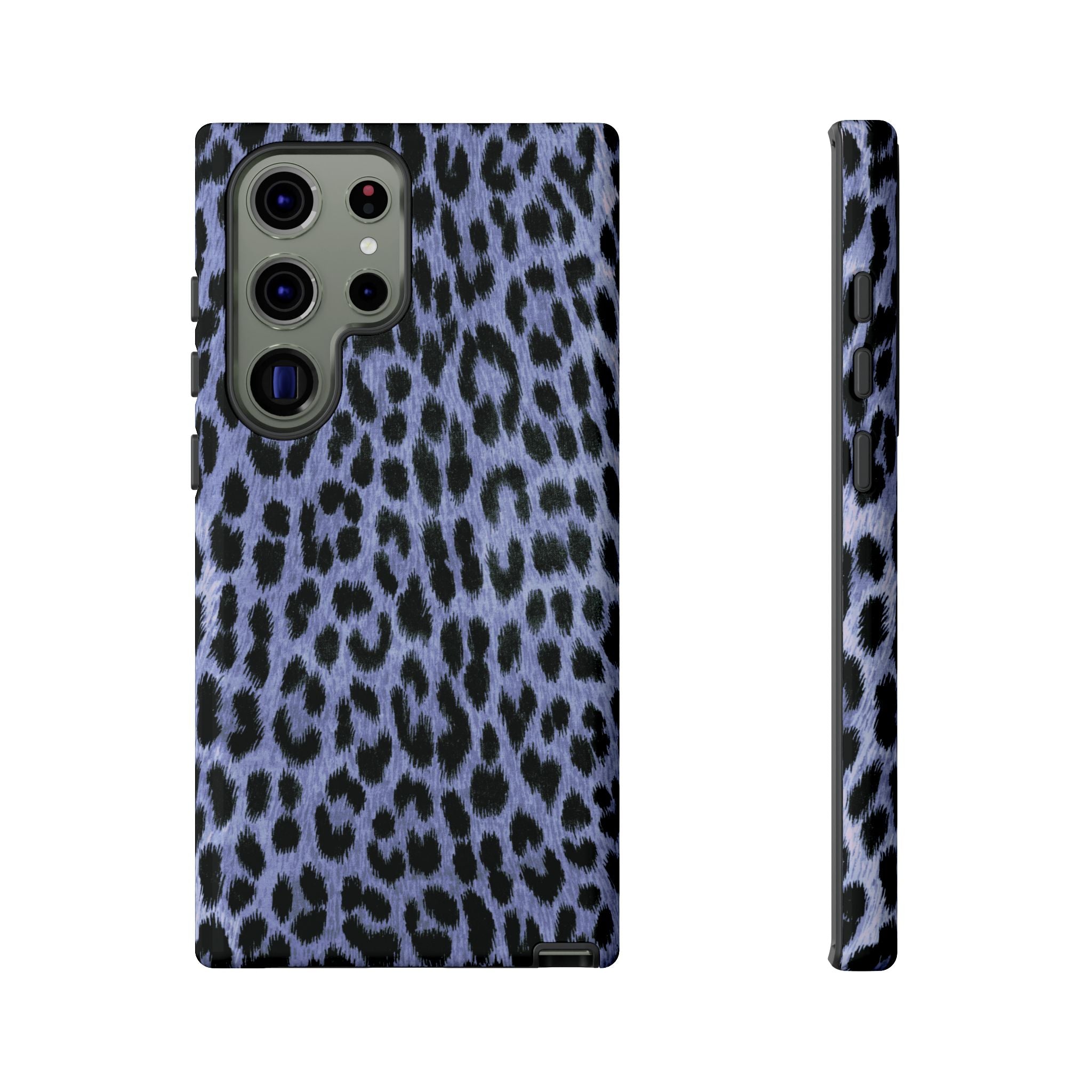 Untamed | Blue Leopard Galaxy Case