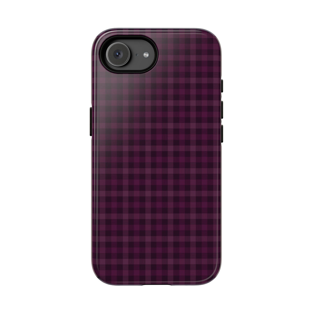 Plum Crush | Purple Plaid iPhone Case