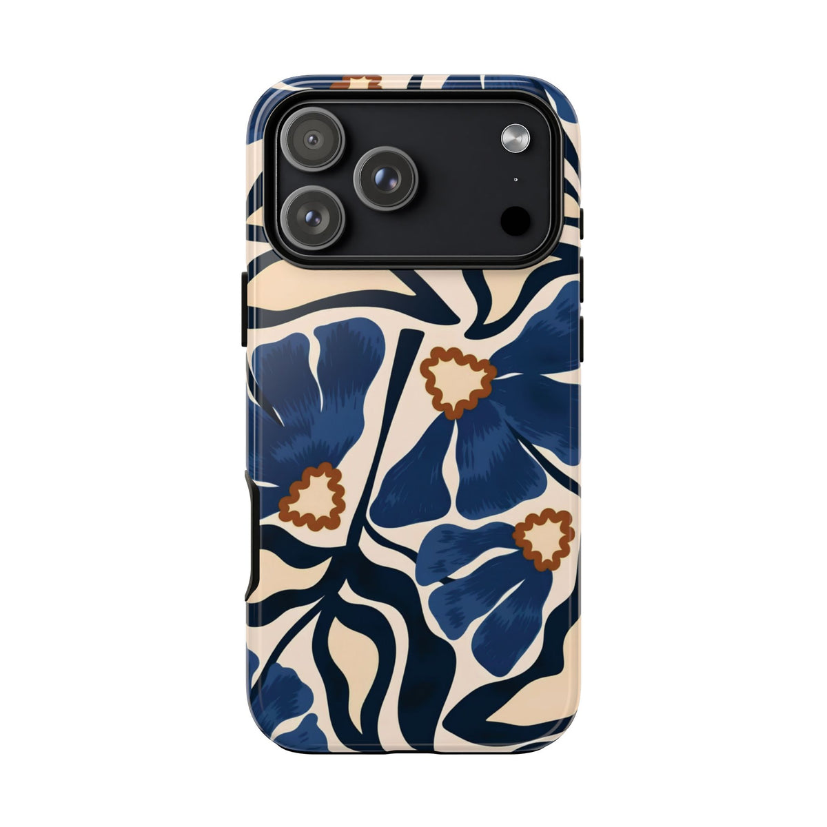 Blue Note | Painted Floral iPhone Case
