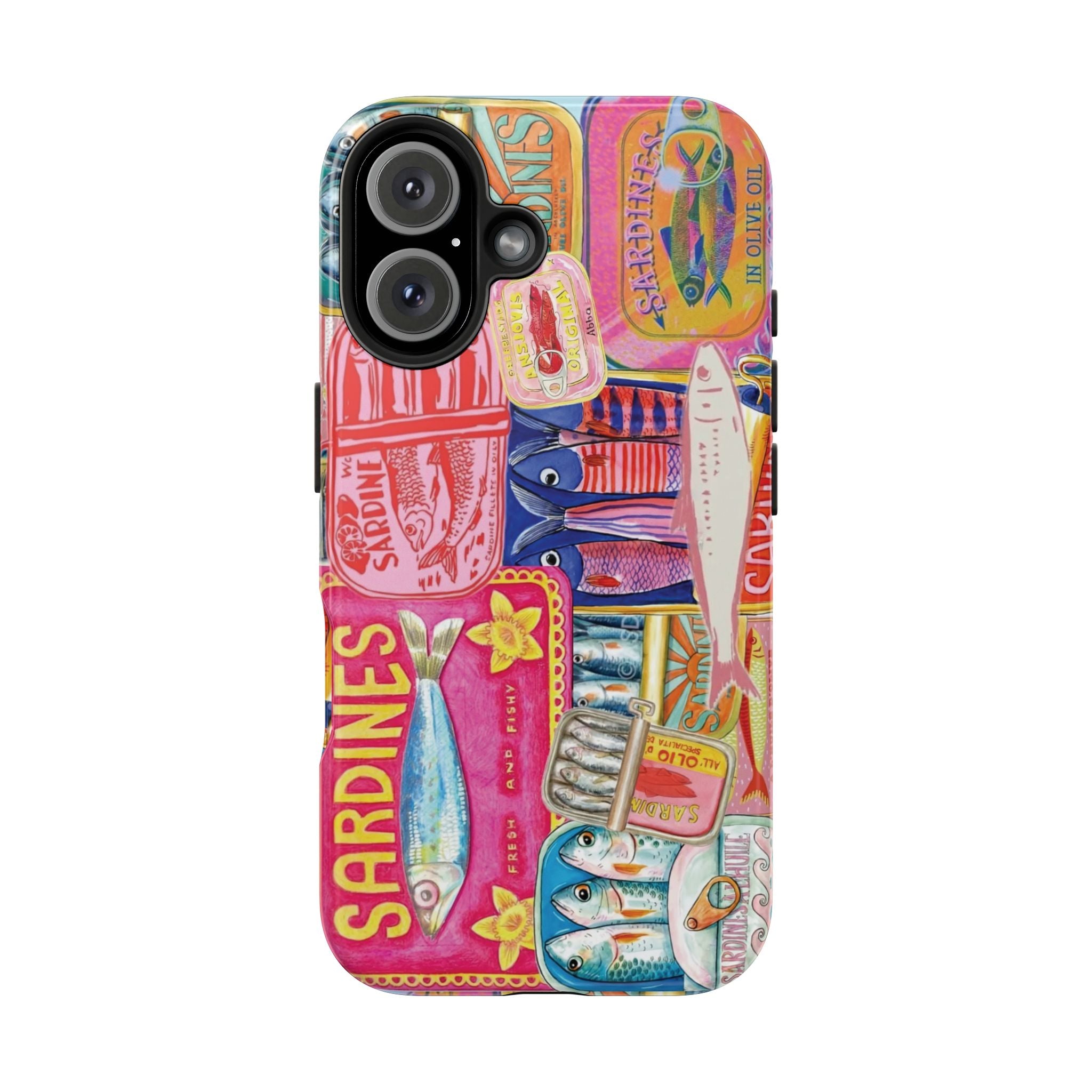 Sardines Collage iPhone Case