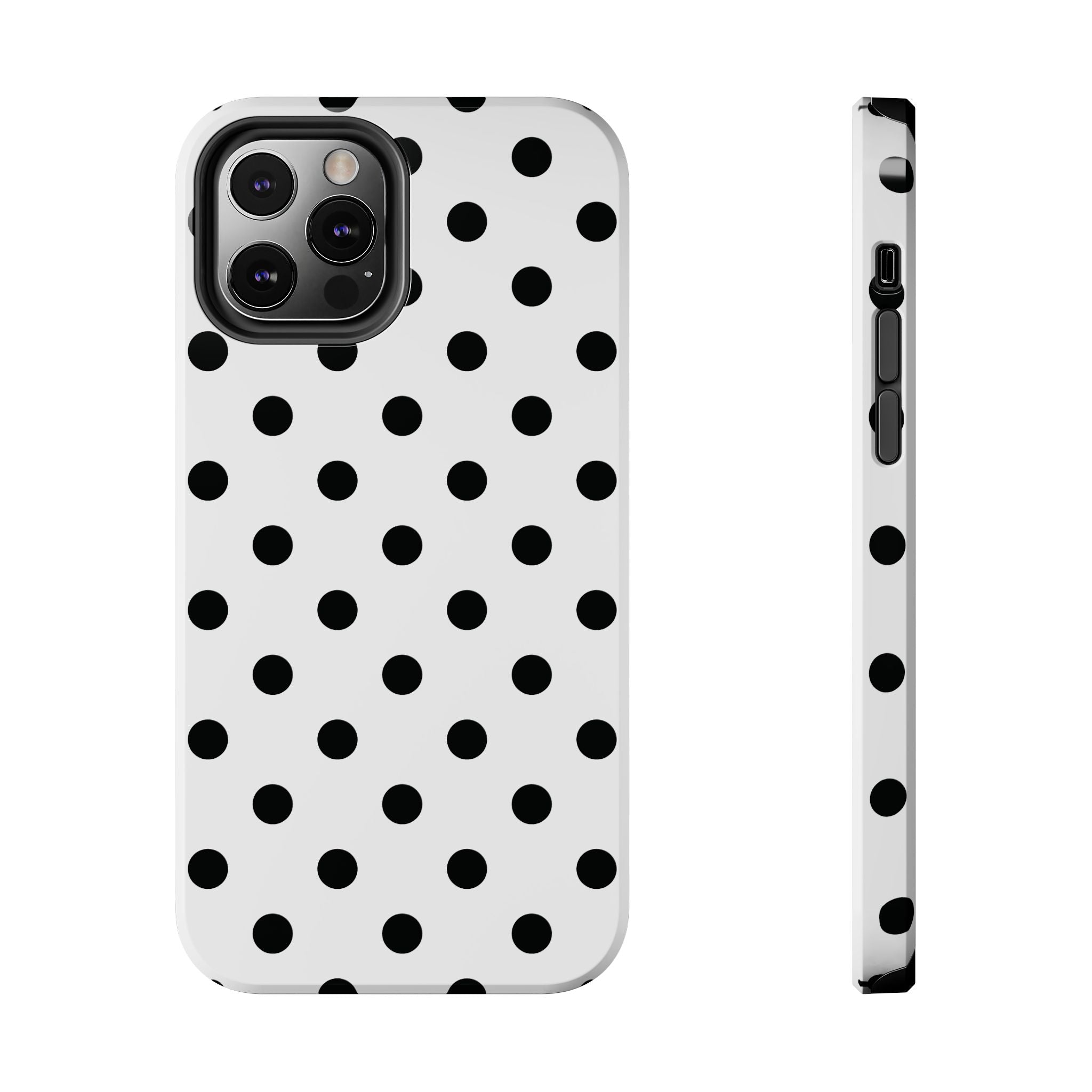 Polka Dots White iPhone Case