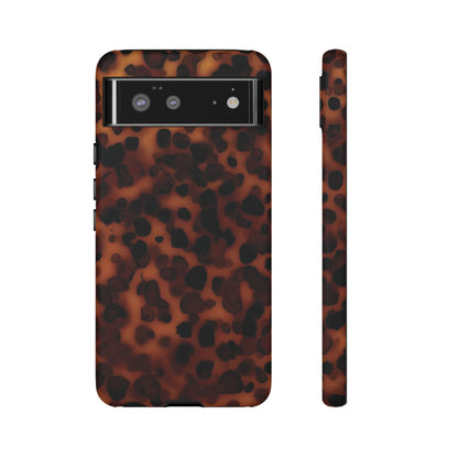 Shell Game | Dark Abstract Tortoise Print Case