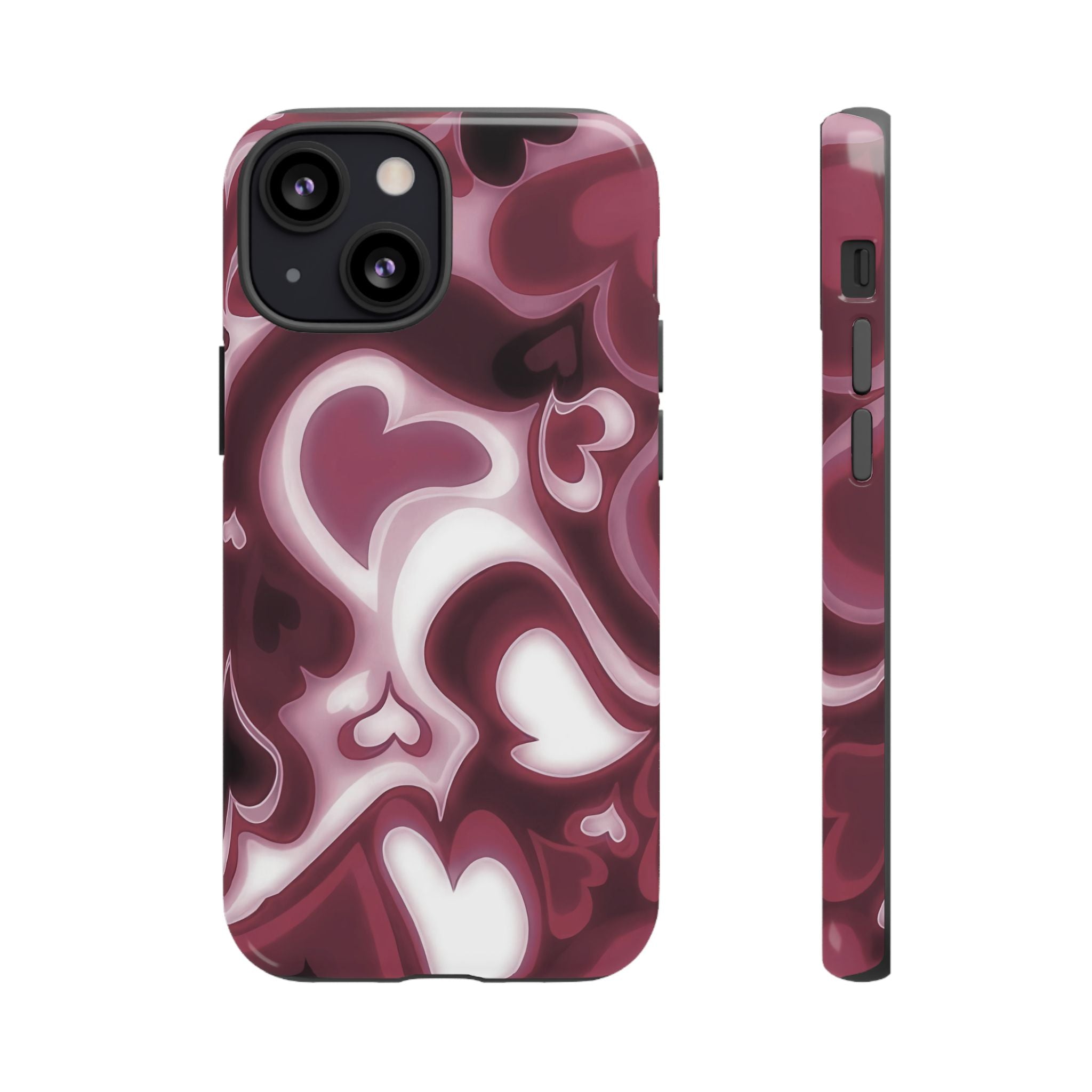Coque iPhone Dreamy Hearts | Coque rétro Hearts