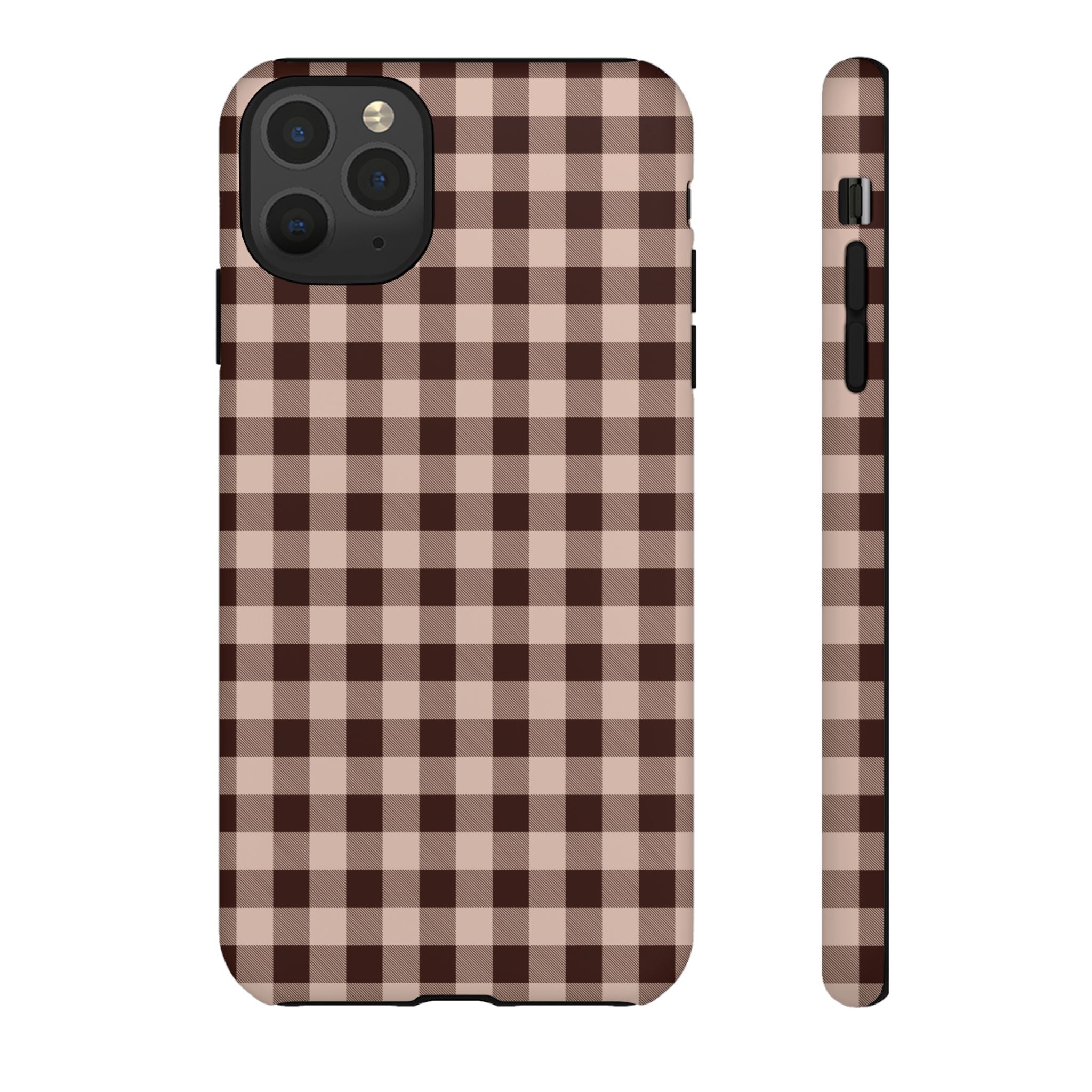 Latte Check Phone Case