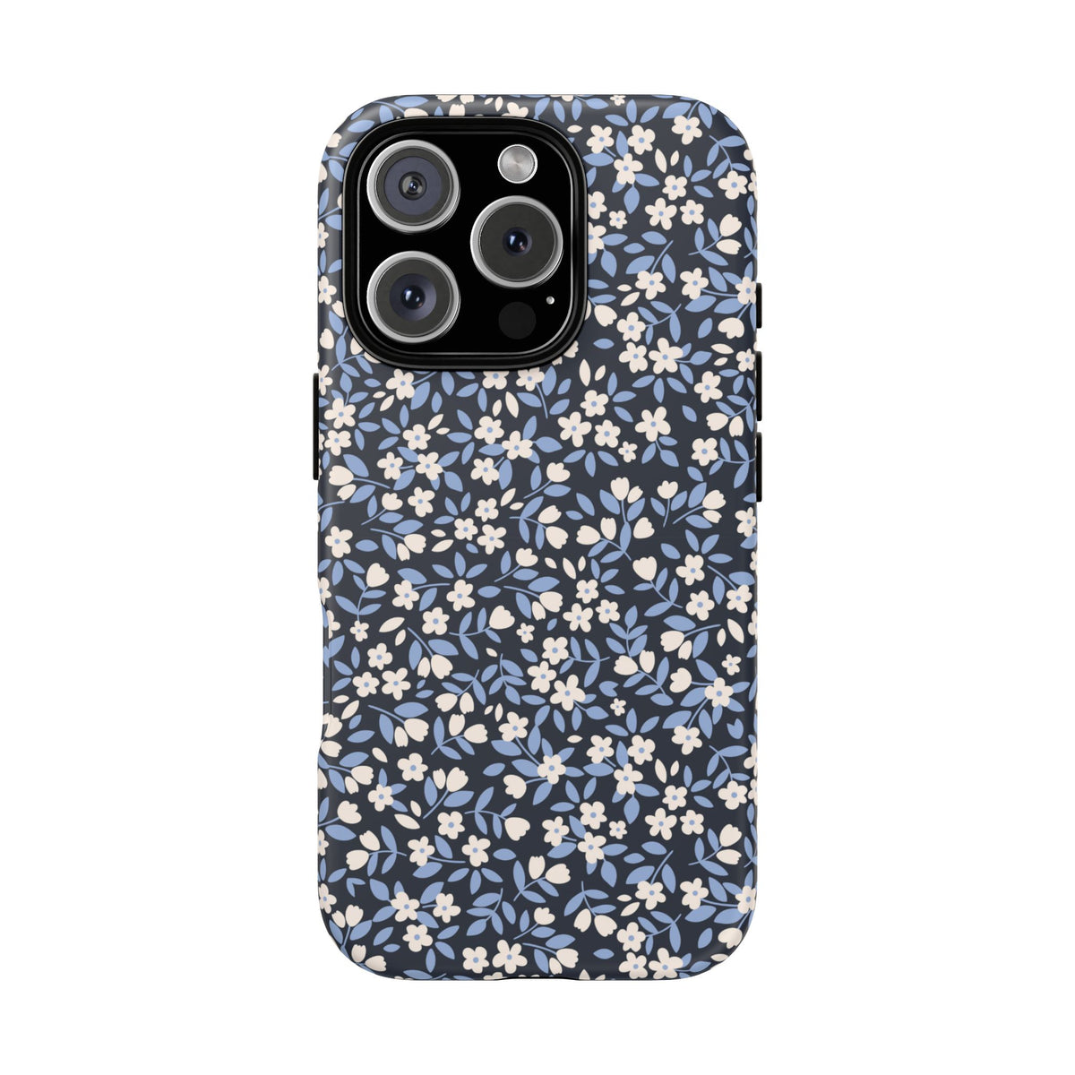 Ditsy Darling | Navy Blue Floral iPhone Case
