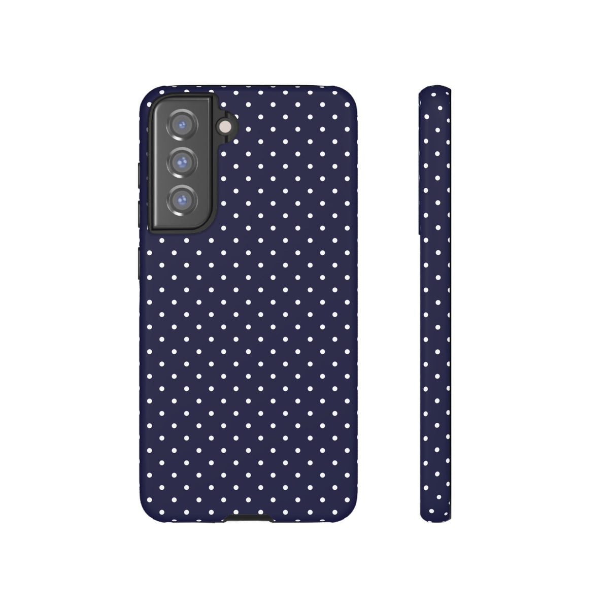 Dotty Chic | Navy Blue Polka Dot Galaxy Case