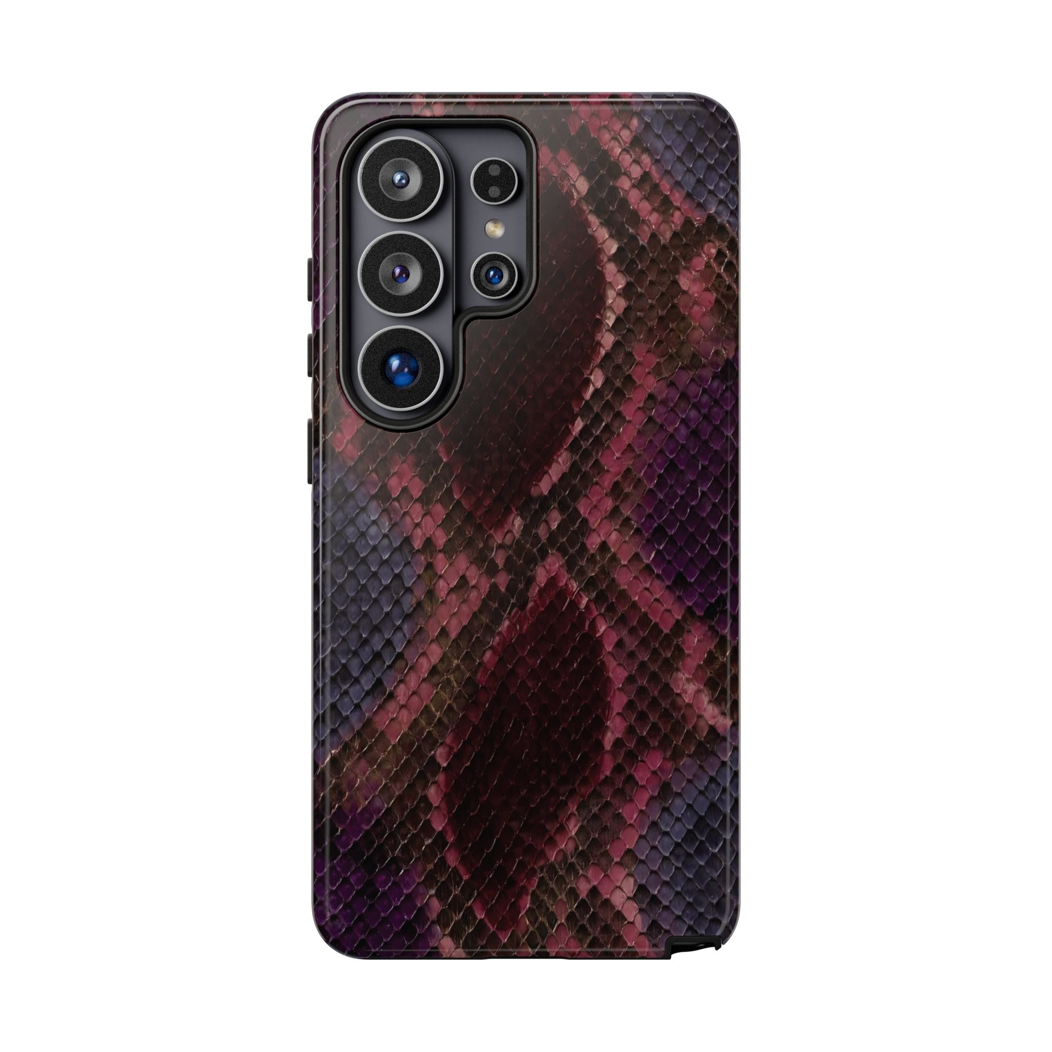 Plum Viper | Snake Print Galaxy Case