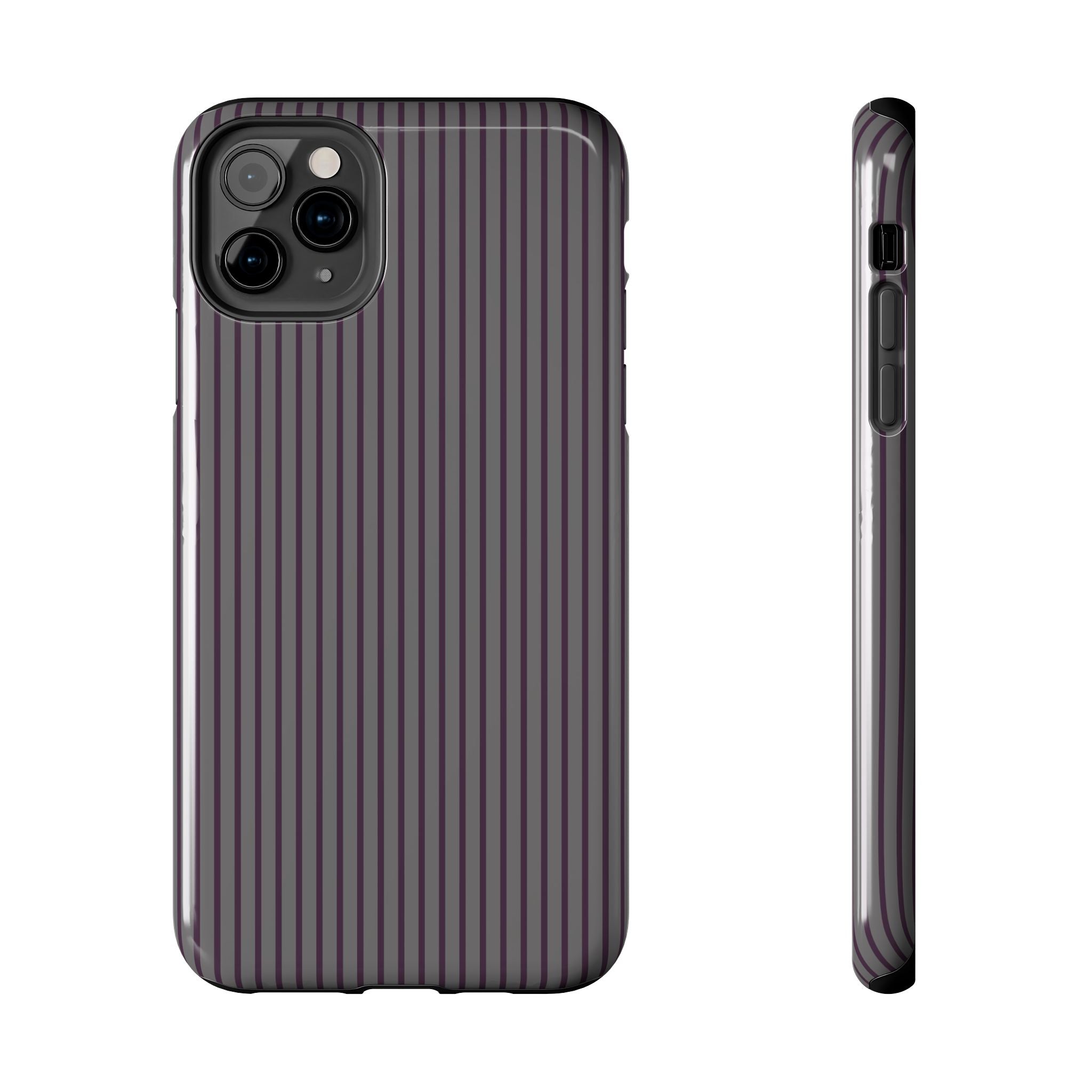 Trendsetter Gray Pinstripe iPhone Case